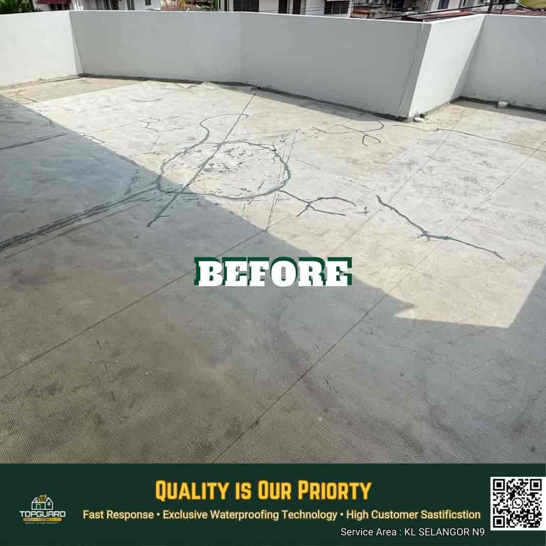 PU Acrylic Balcony Waterproofing 3