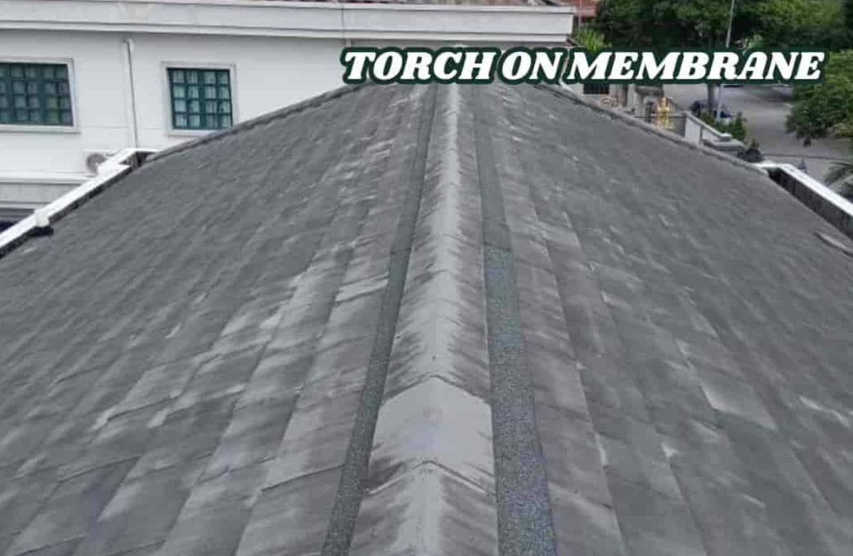 Roof Repair Torch on Membrane Post