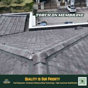 Torch on Membrane in Klebang 4