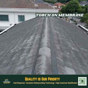 Torch on Membrane in Klebang 2