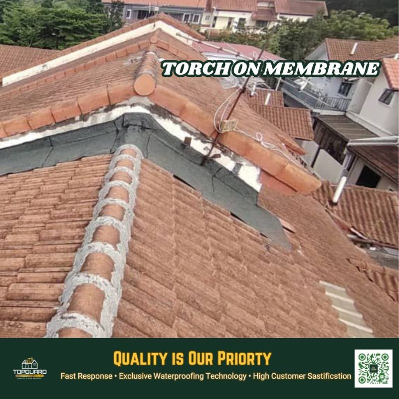 TopGuard Puchong roof repair around roof joints