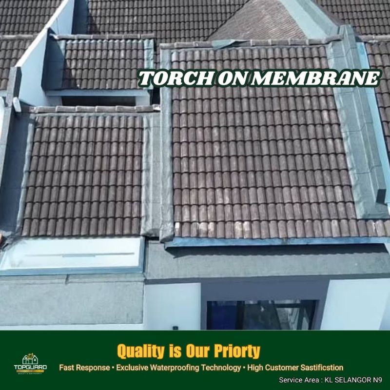 TopGuard Puchong roof wall edge repair