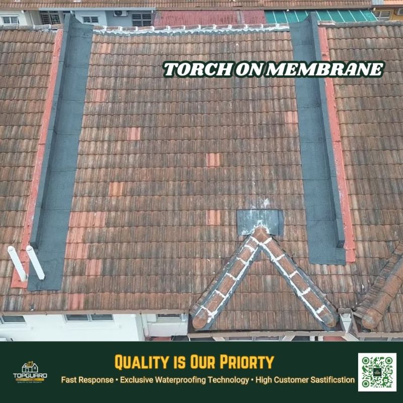 TopGuard house roof repair channel view in Mahkota Cheras