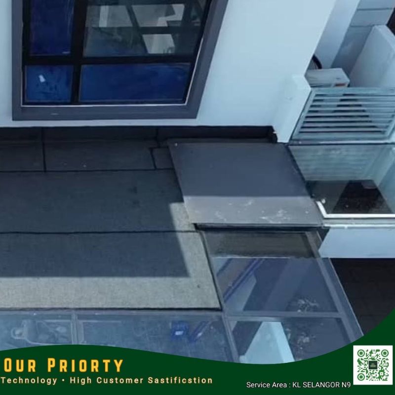 TopGuard house roof repair in Puchong roof view