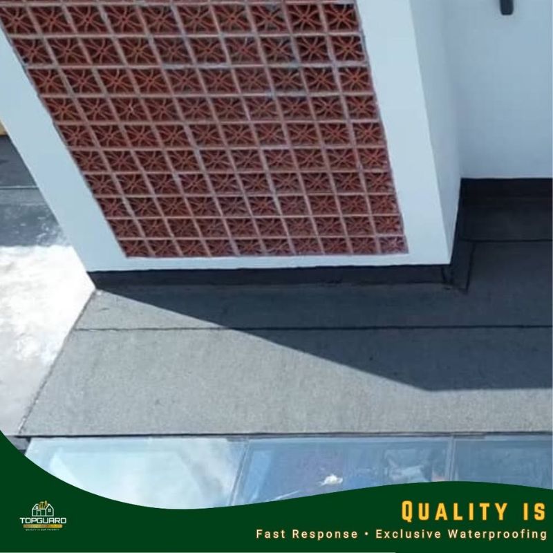 TopGuard house roof repair in Puchong roof view