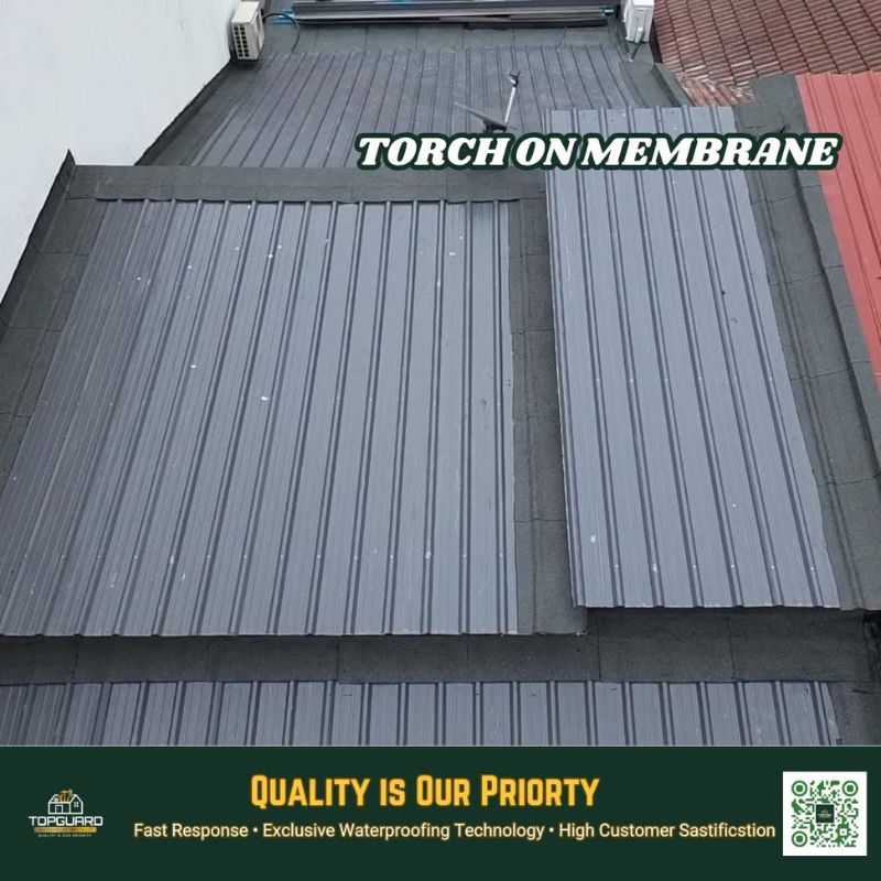 TopGuard metal roof membrane repair in Ampang