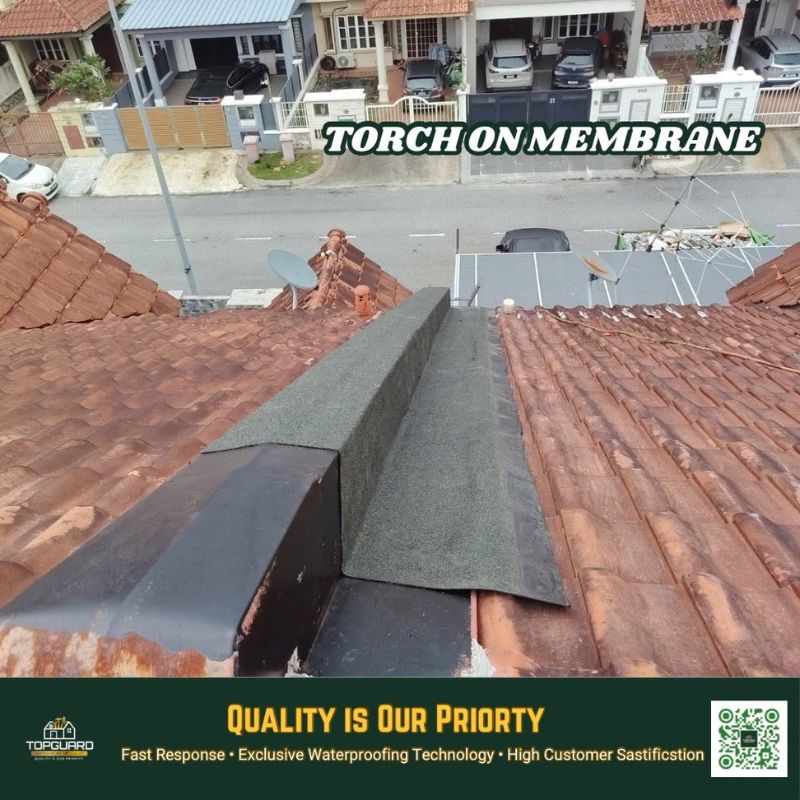 TopGuard roof edge repair in Petaling Jaya