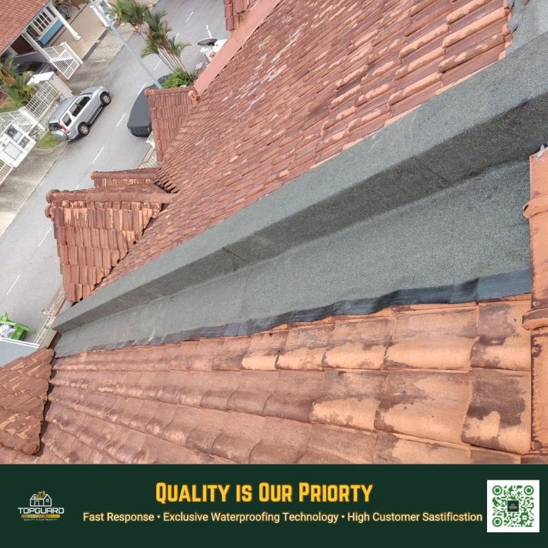 TopGuard roof membrane repair in Petaling Jaya
