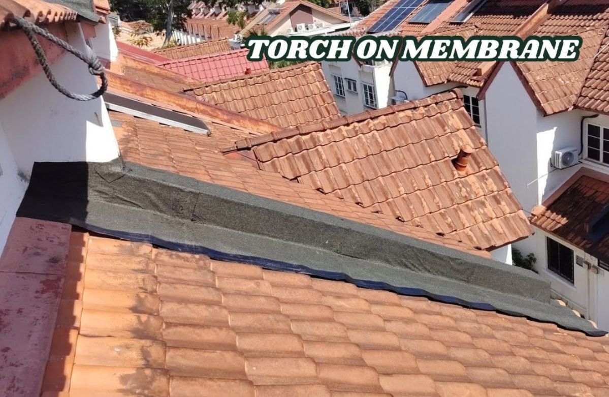 TopGuard roof repair in Petaling Jaya tile junction area