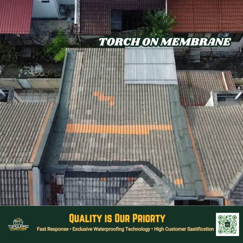 TopGuard roof repair in Subang Jaya top view
