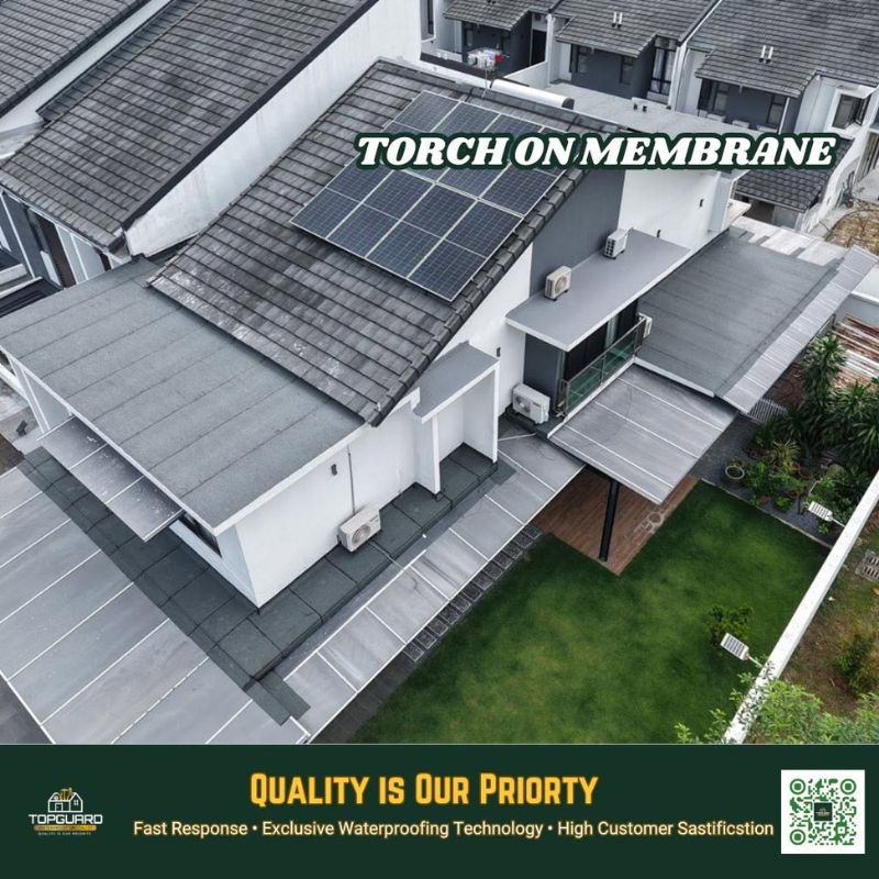 TopGuard roof slab surface work in Ampang