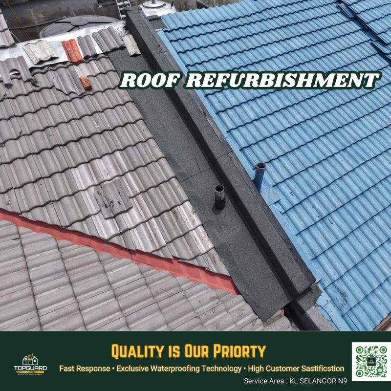 TopGuard tiled roof repair in Shah Alam