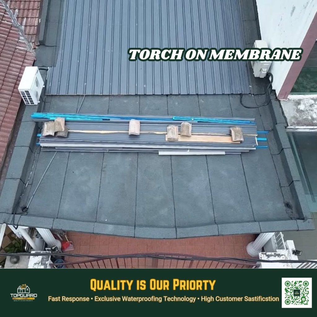 TopGuard roof edge repair for metal roof in Ampang